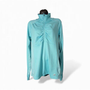 adidas Women's Climalite Quarter-Zip Top – Size L – JC118